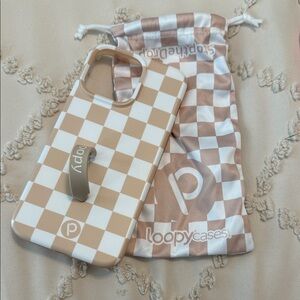LoopyCases Checkered Phone Case with Stand